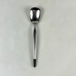 Vintage Japan Vasco Paradise POOR Stainless Steel Spoon Black Tip MCM